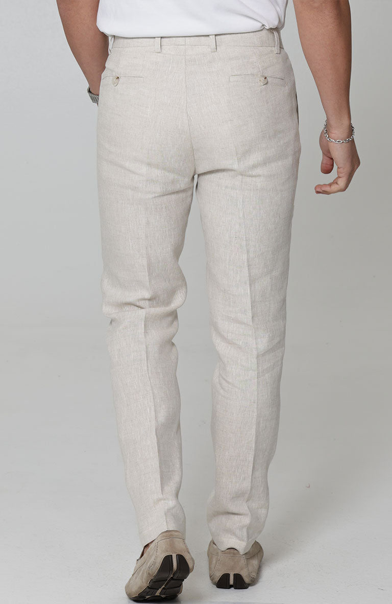 Men's Verona Linen Pants in Natural