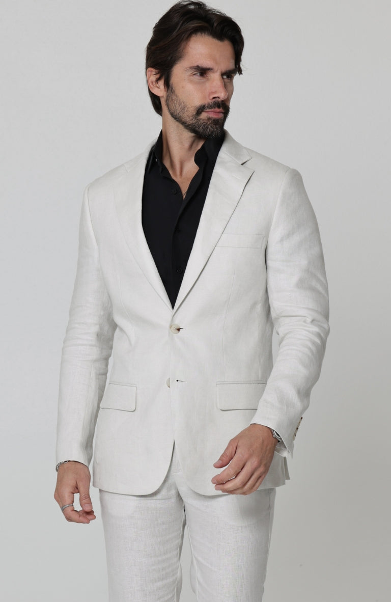 Light Sand Monte Carlo Suit with Bradford Shirt