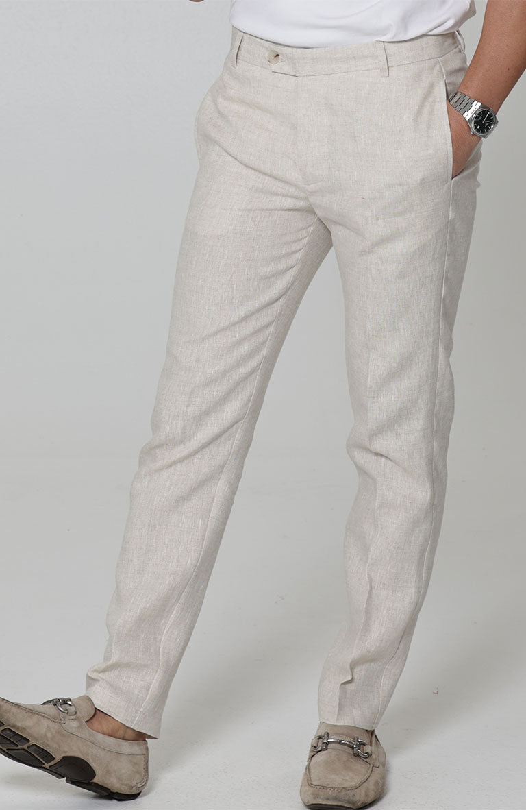 Men's Verona Linen Pants in Natural