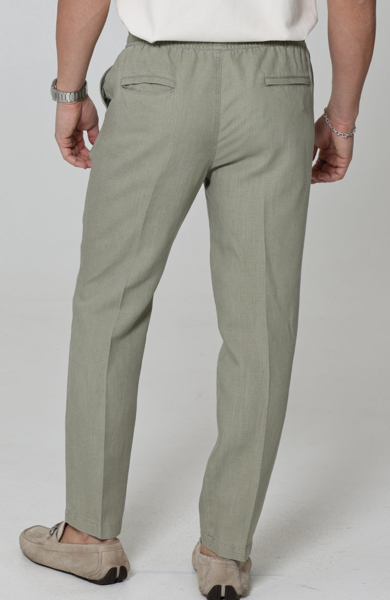 Men's Velero Lightweight Linen Pants in Sage